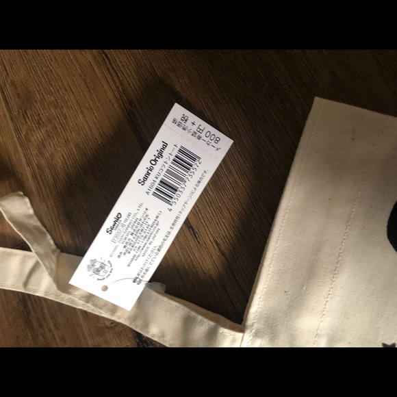 KUROMI-Imported (NWT) Lightweight Clothe Tote - Picture 10 of 11